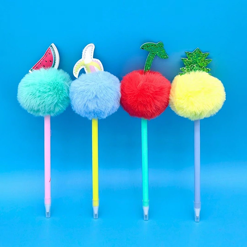 FRUIT POMPOM PEN